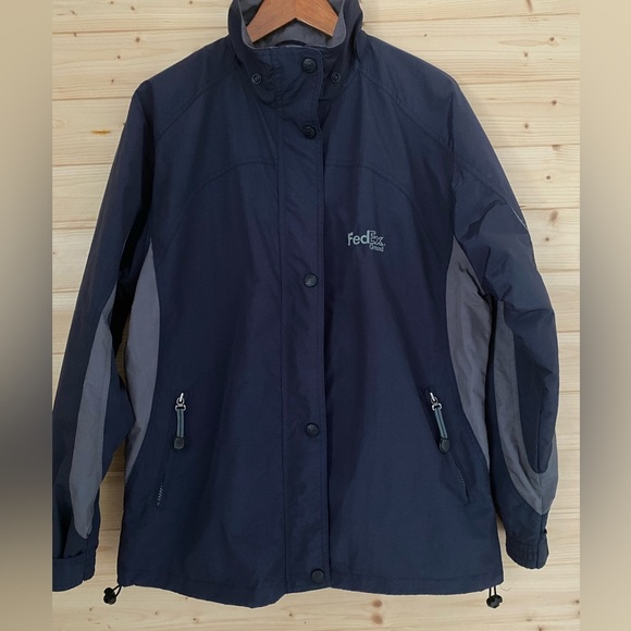 NORTH END All Climate Wear FedEx Ground Ladies LG Full Zip Multi Pocket Jacket - Picture 1 of 12